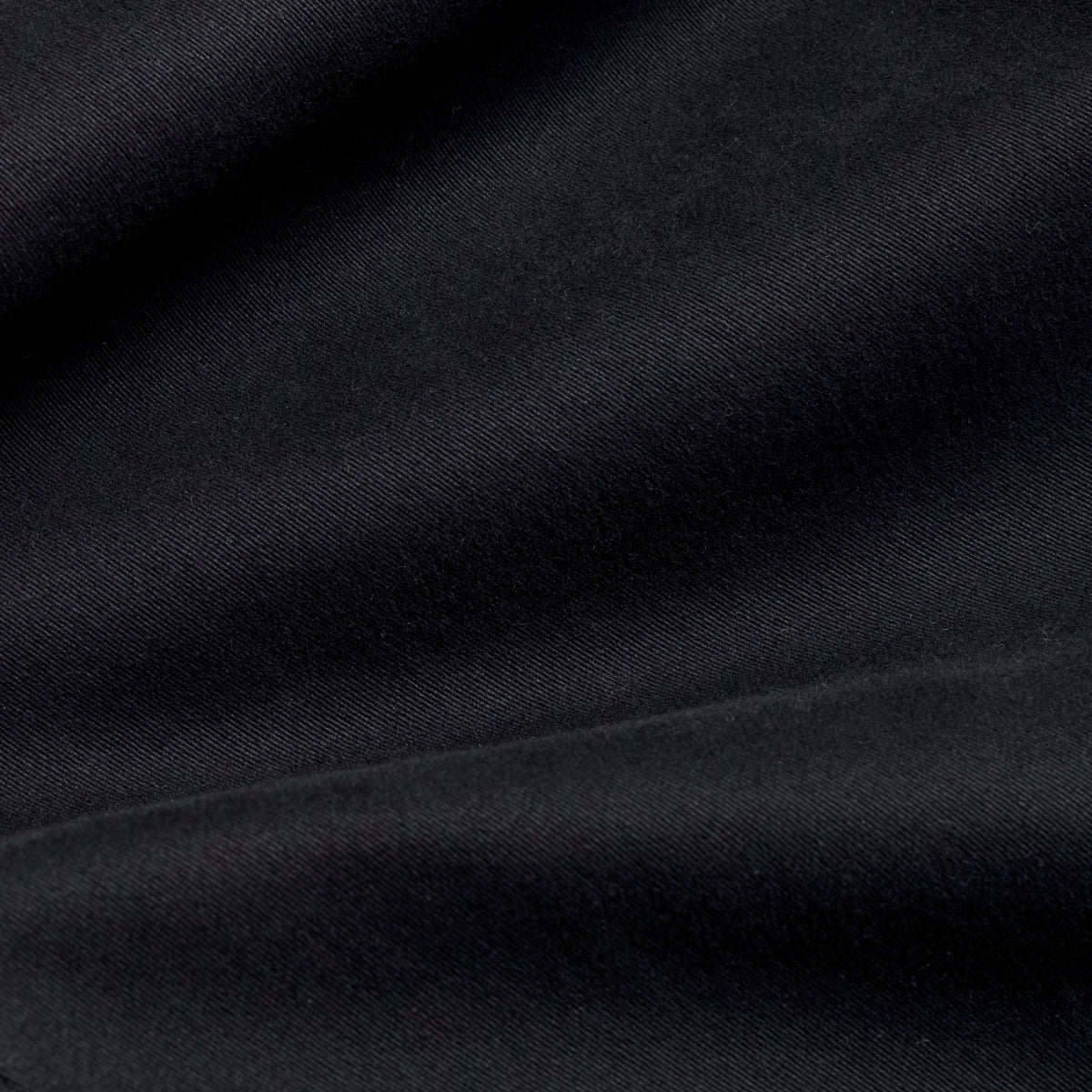 Flat Front Chino - Black - Fabric Detail