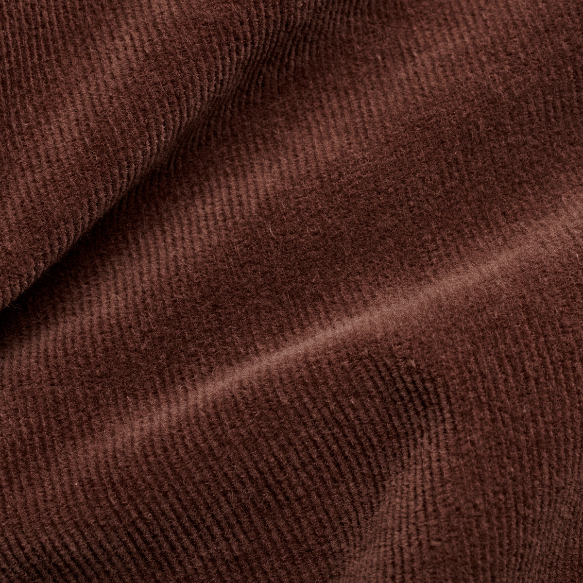 Corduroy Trousers - Dark Brown - Fabric Detail