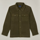 Moleskin Overshirt - Dark Olive - Front