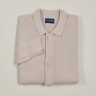 Knitted Cardigan - Taupe - Folded