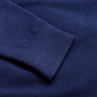 Crew Neck Jumper - Navy - Sleeve Detail