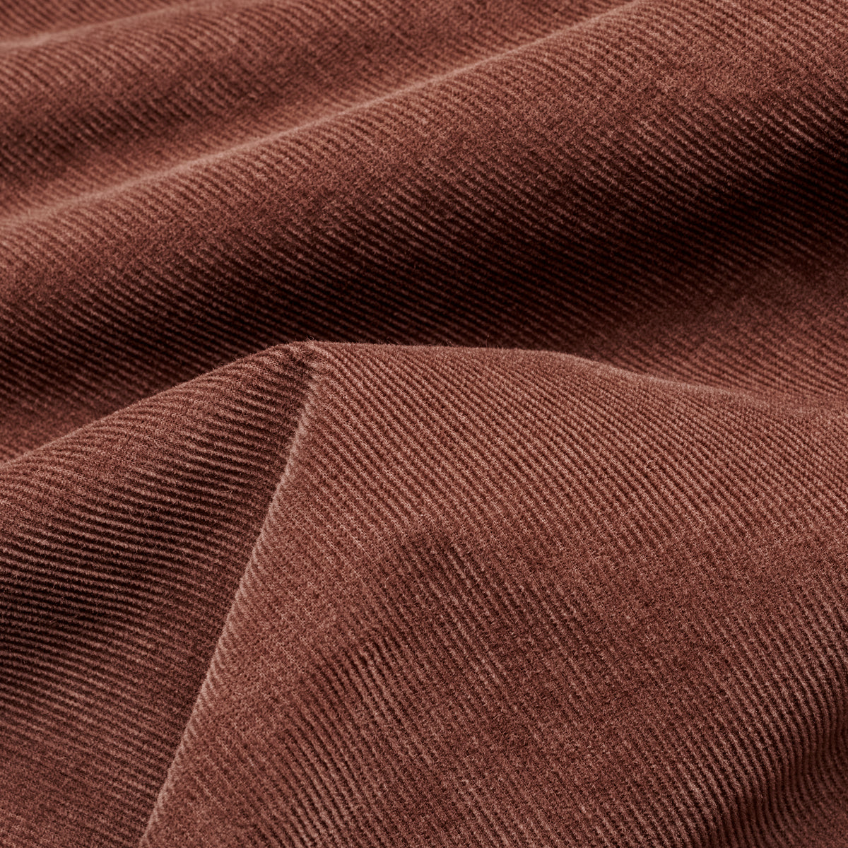 Corduroy Shirt - Dark Brown - Fabric Detail
