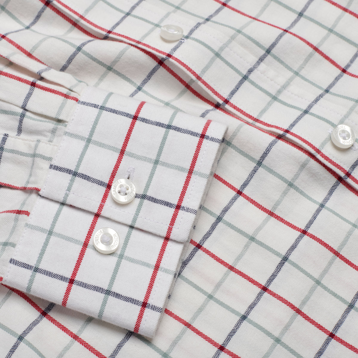 Tattersall Shirt - Severn - Sleeve Detail