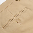 Flat Front Chino - Taupe - Pocket Detail