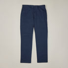 Flat Front Chino - Navy - Front