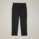 Flat Front Chino - Black - Front