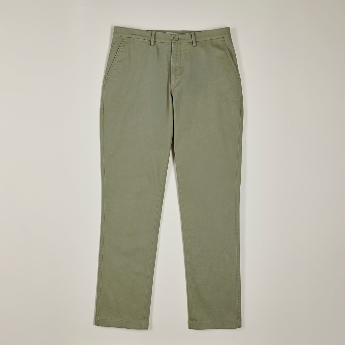 Slim Chino - Sage - Front