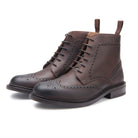 Country Brogue Boot - Bees Wax Brown - pair