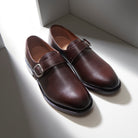 Monk Shoe - Dark Brown - styled