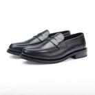 Penny Loafer - Black Rubber Sole (Regular Fit) - pair