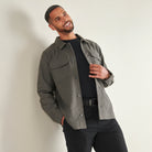 Moleskin Overshirt - Gunmetal - Lifestyle Front